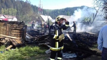 Generalul de brigadă Ion Burlui a condus acțiunea de stingere