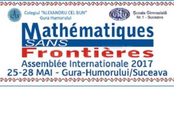Suceava găzduiește ediția internațională a concursului „Mathématiques sans frontières”