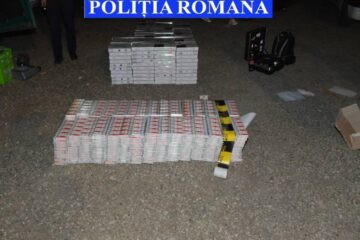 Țigările găsite de polițiști