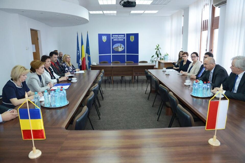 Prefectul de Suceava s-a întâlnit, ieri, cu ambasadorul Poloniei, E.S. Marcin Wilczek