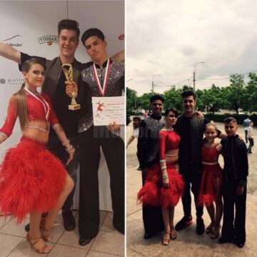 Dansatori suceveni, pe podium la competiții naționale și internaționale de dans sportiv