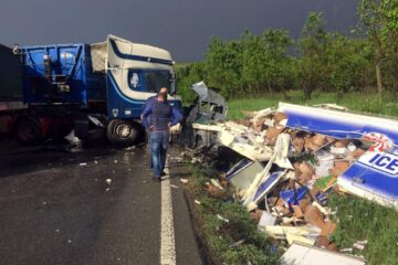 Impactul a fost foarte violent