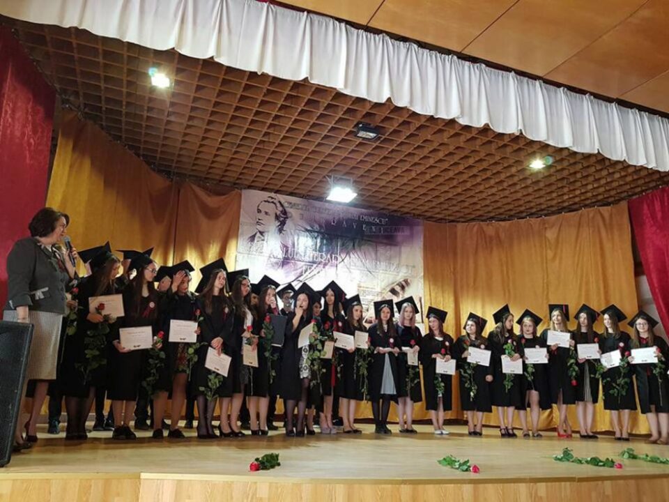 Festivitatea de absolvire a Liceului "Mihai Eminescu" Dumbrăveni