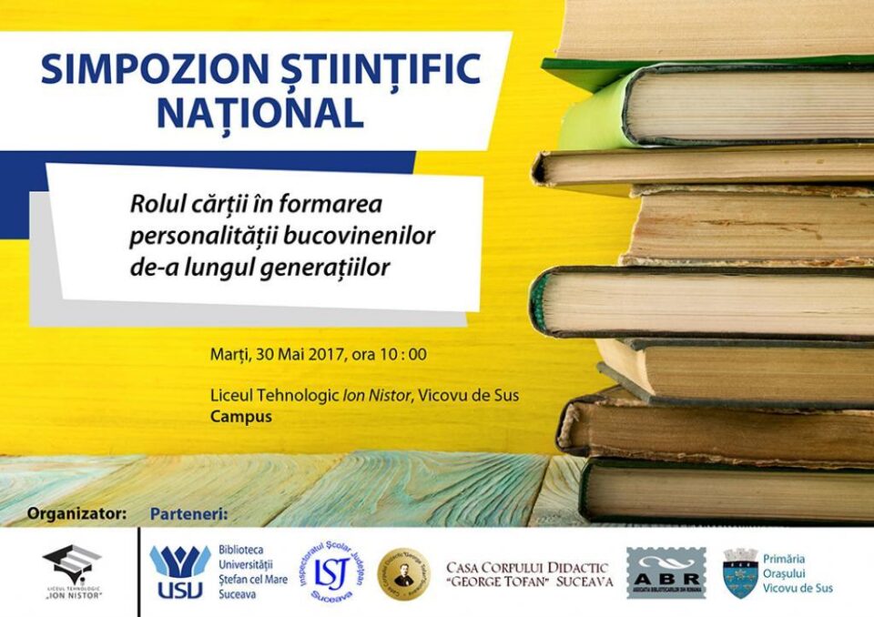 Simpozion științific, la Liceul Tehnologic Vicovu de Sus