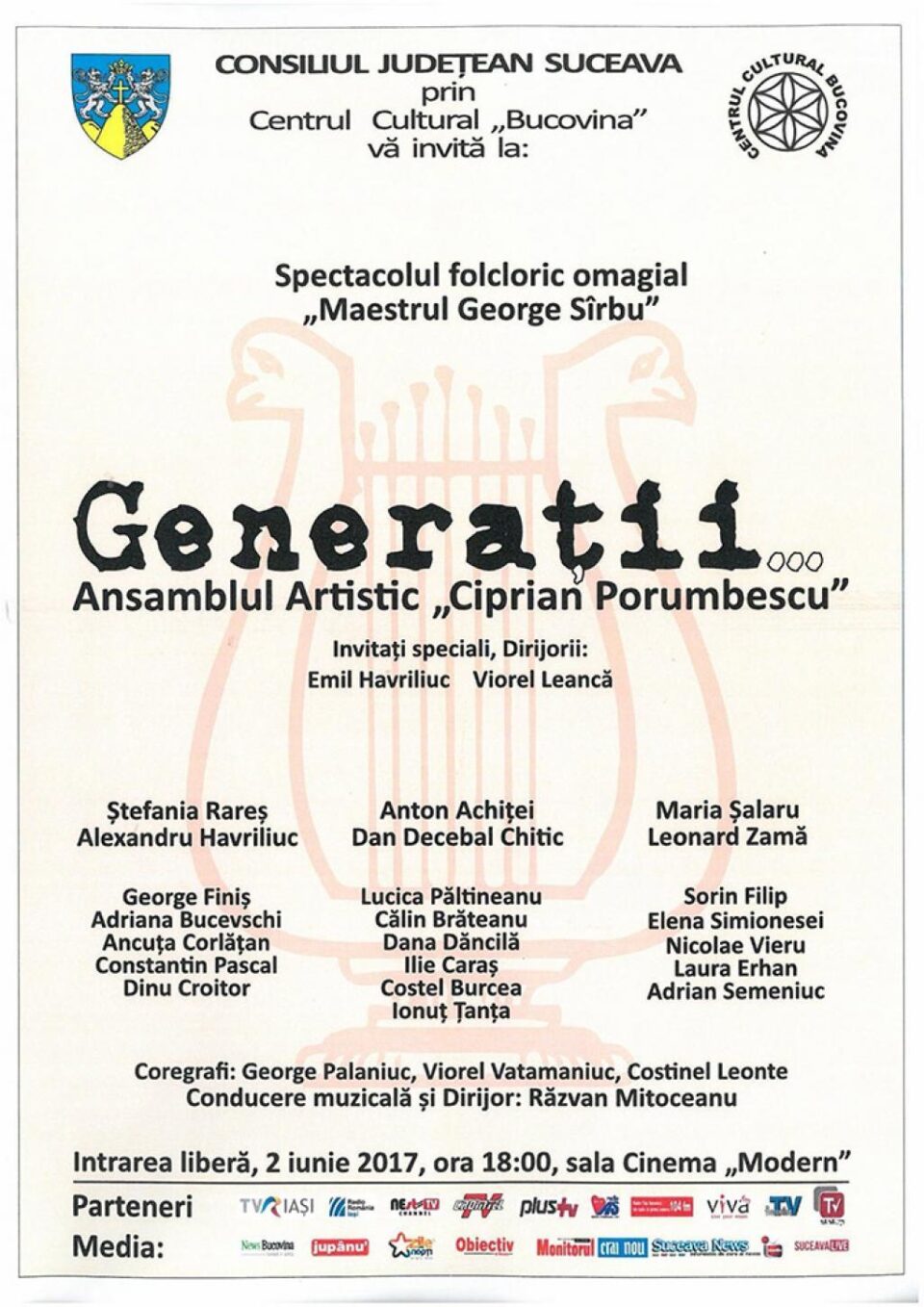 Spectacol folcloric omagial dedicat Maestrului George Sîrbu