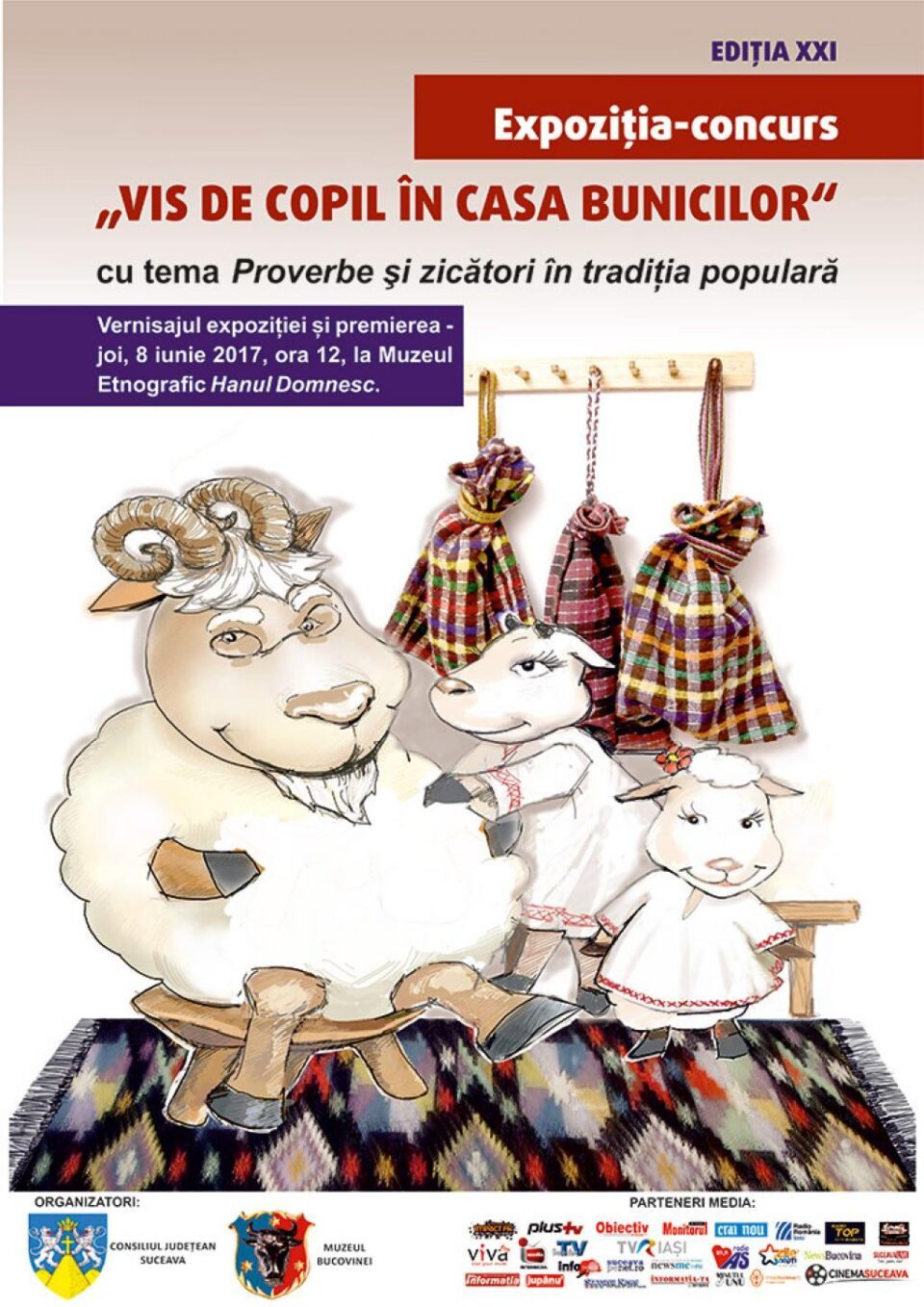„Vis de copil în casa bunicilor”, expoziție - concurs de desene, la Hanul Domnesc
