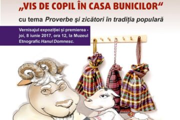 „Vis de copil în casa bunicilor”, expoziție - concurs de desene, la Hanul Domnesc