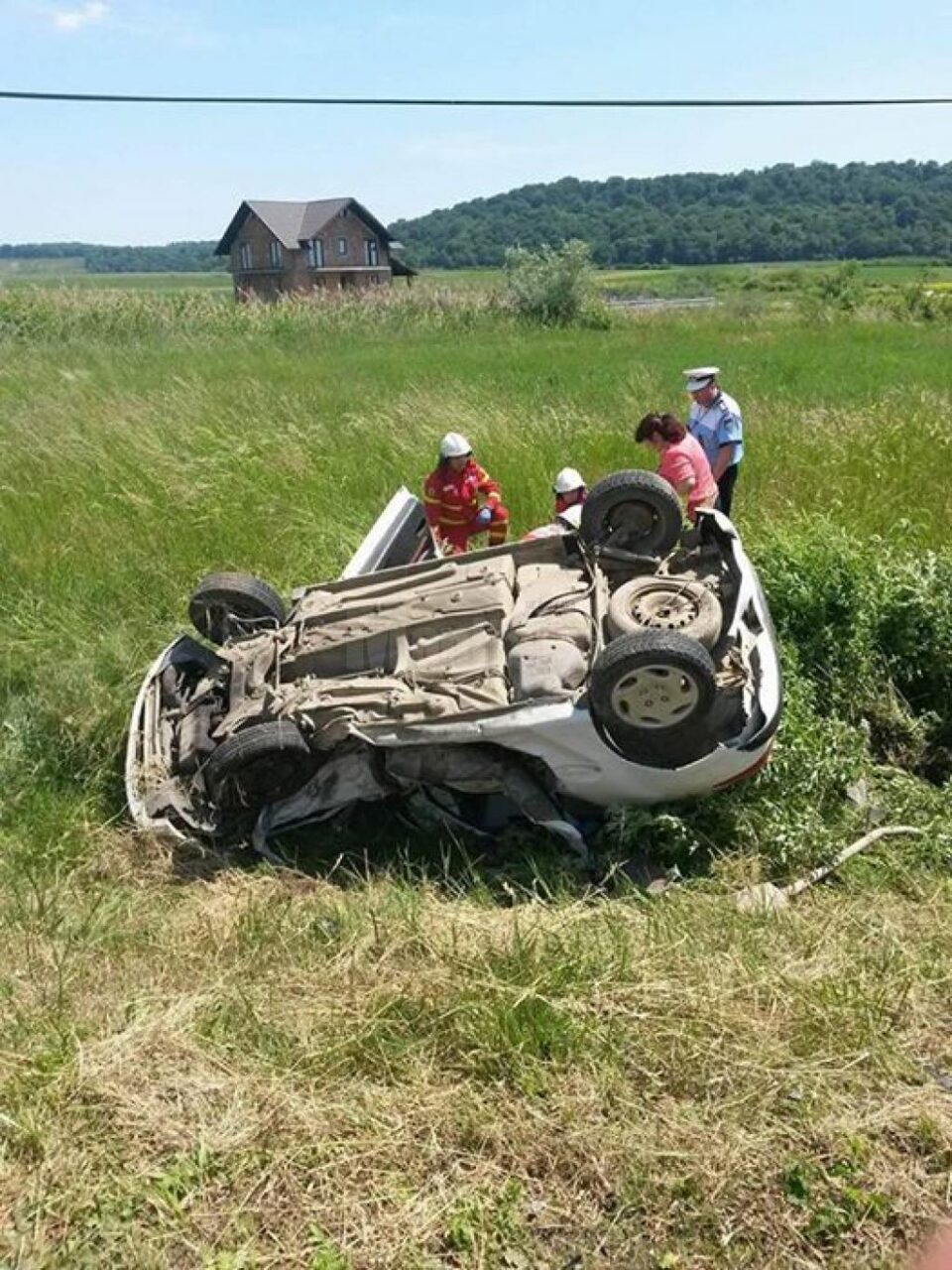 Accident la ieșirea din municipiul Suceava spre Mitocu Dragomirnei