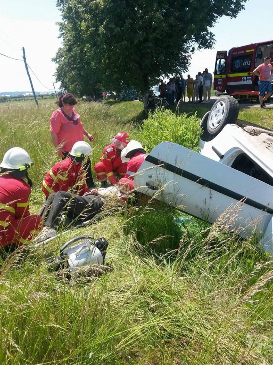 Accident la ieșirea din municipiul Suceava spre Mitocu Dragomirnei