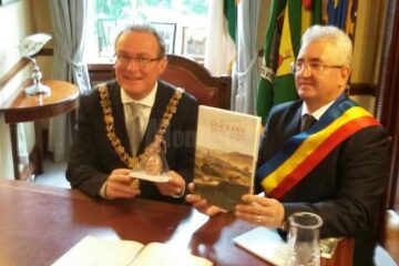 Primarul Sucevei, Ion Lungu, și primarul din Cork, Des Cahill
