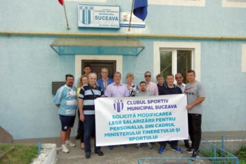 Angajații Clubului Sportiv Municipal Suceava au protestat pentru eliminarea inechităților și discriminărilor salariale