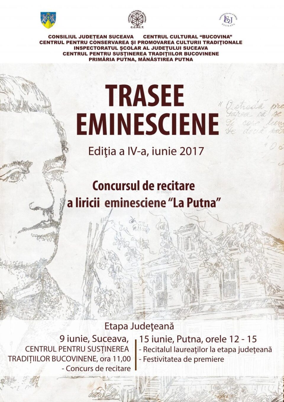Concursul de recitare a liricii eminesciene „La Putna” - etapa județeană