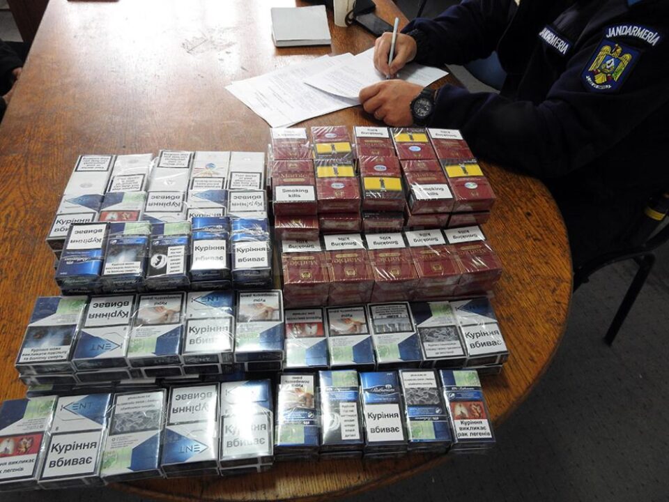 Țigările de contrabandă au fost confiscate