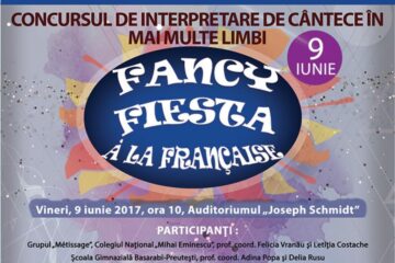 Concurs de interpretare pentru elevi și studenți „Fancy fiesta à la française”, la a VIII-a ediție