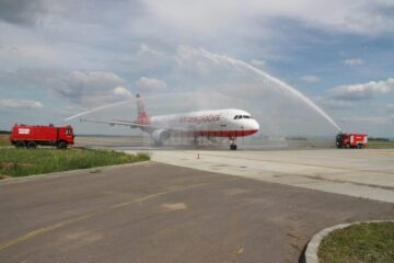 Aeronavă Airbus A321 pe Aeroportul ”Ștefan cel Mare”