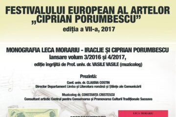 Lansarea ultimelor două volume ale monumentalei monografii „Leca Morariu - Iraclie și Ciprian Porumbescu”