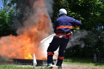 Pompierii din Brodina, din nou primii, deocamdată la concursul județean al serviciilor voluntare