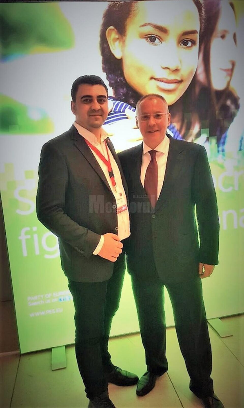 Gabriel Costache împreună cu liderul PES