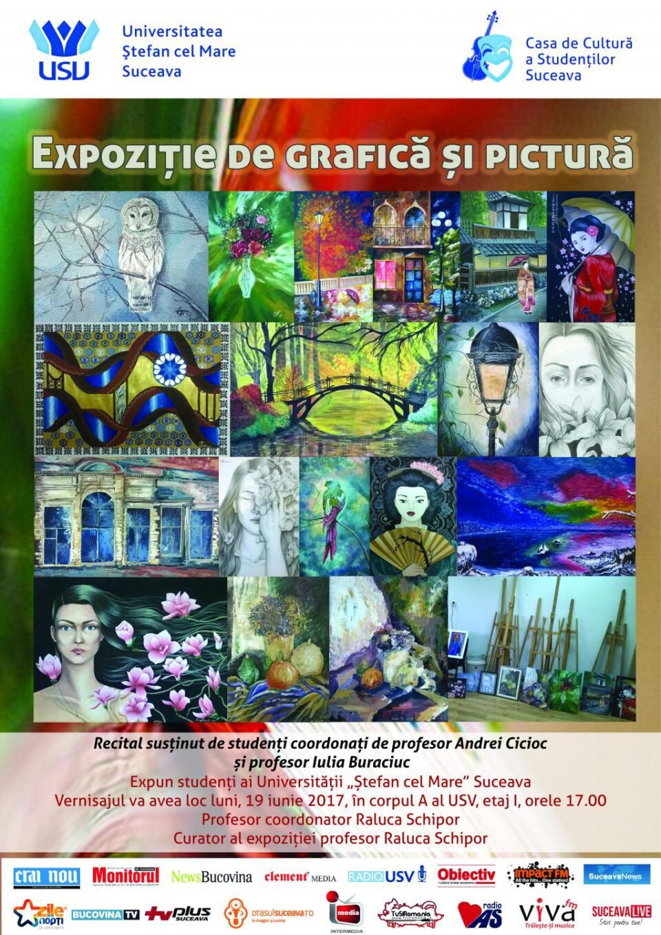 Expoziție de grafică și pictură