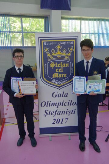 Gala Olimpicilor la CN "Ștefan cel Mare" Suceava