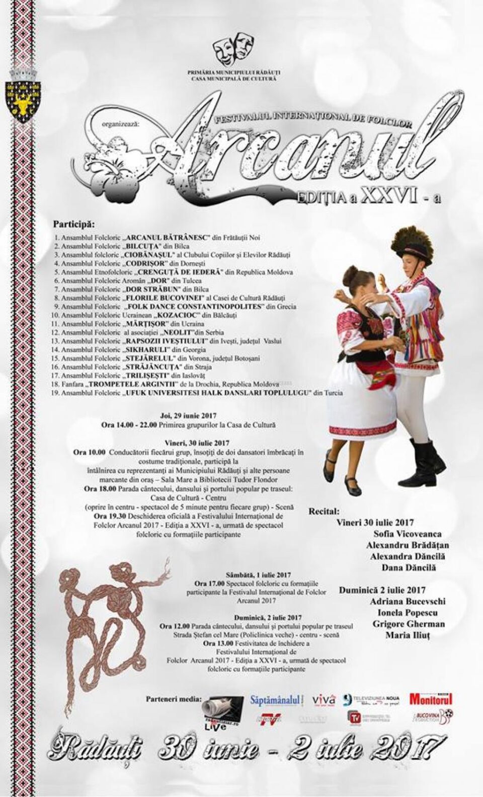 Festivalul „Arcanul”, la Rădăuți