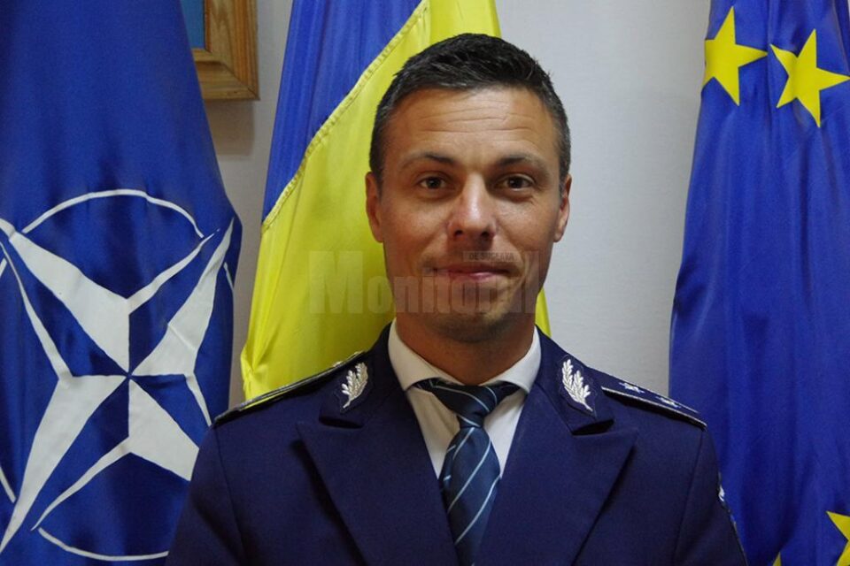 Comisarul Ionuț Epureanu, purtătorul de cuvânt al IPJ Suceava