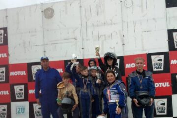 Premii pentru elevi de la Palatul Copiilor, la Campionatul Național de Karting Școlar