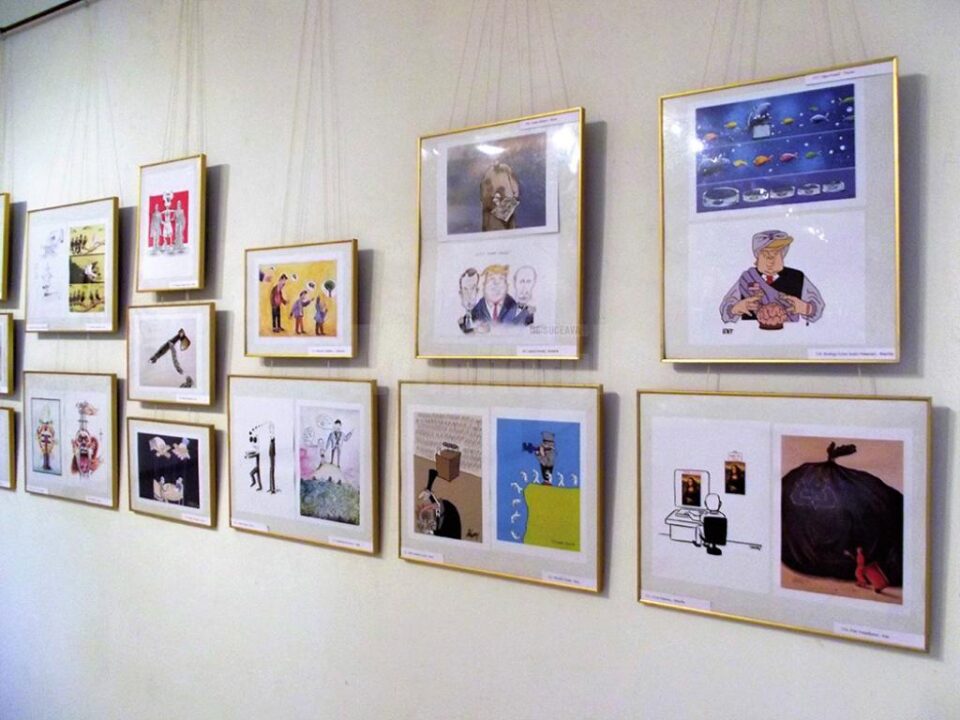 Grafică satirică la Gura Humorului