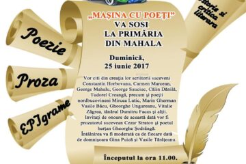 „Mașina cu poeți”, la Mahala