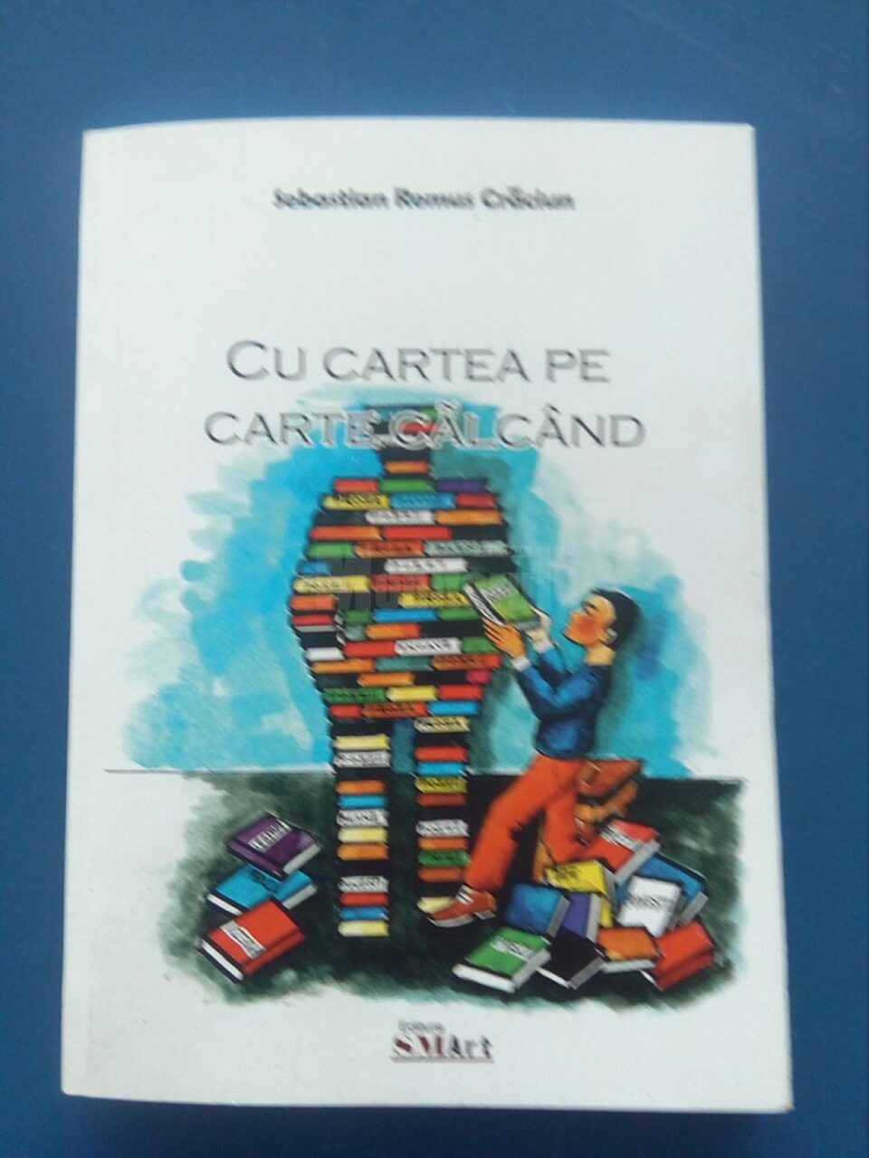Poetul Sebastian Remus Crăciun, care suferă de tetrapareză spastică, și-a lansat câteva volume la Ostra