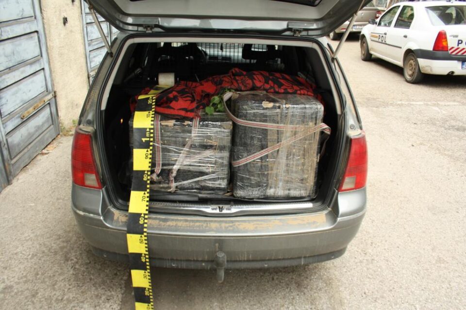 Țigările găsite de polițiști