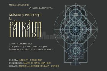 Expoziția „Măsuri și Proporții la Pătrăuți – Aspecte geometrice ale științei și artei construcției în Moldova Sfântului Ștefan cel Mare”
