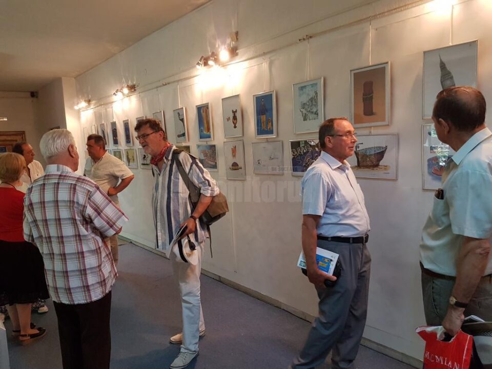 Vernisajul Expoziției Internaționale de Grafică Satirică Bucovina – România