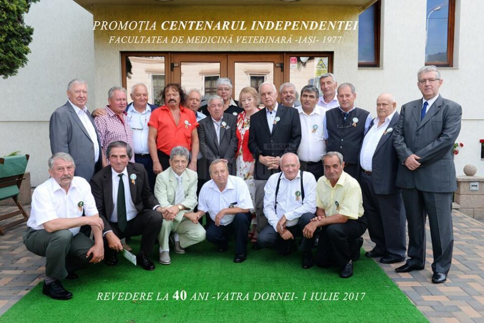 Medici veterinari din promoția 1977 s-au reîntâlnit după 40 de ani
