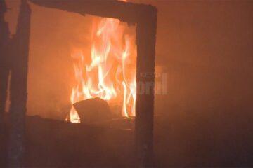 Incendiul a fost foarte puternic