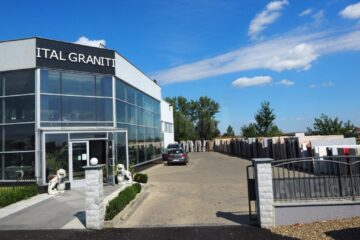 Sediul Ital Graniti, situat aproape de intrarea în Rădăuți, dinspre Suceava