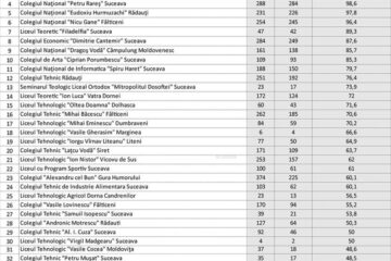 Care sunt liceele din județ cu cele mai bune rezultate la examenul de bacalaureat