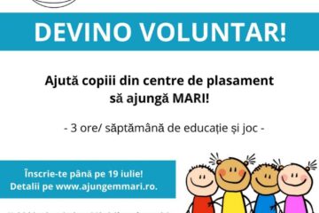 Se caută voluntari care să lucreze cu copiii din centre de plasament