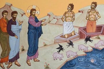 Duminica a V-a după Rusalii, Vindecarea celor doi demonizați din ținutul Gadarei