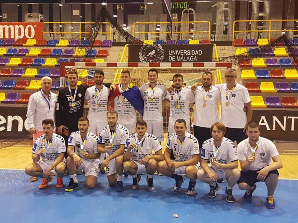 Handbaliștii suceveni proaspăt medaliați cu aur la Campionatele Europene Universitare