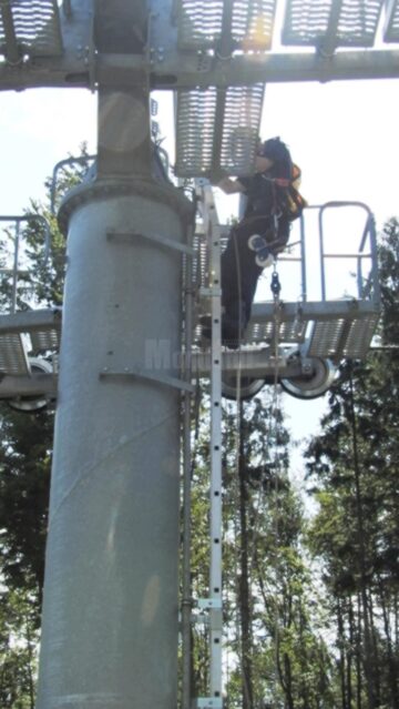 Exercițiu de salvare a unor persoane blocate în telescaun