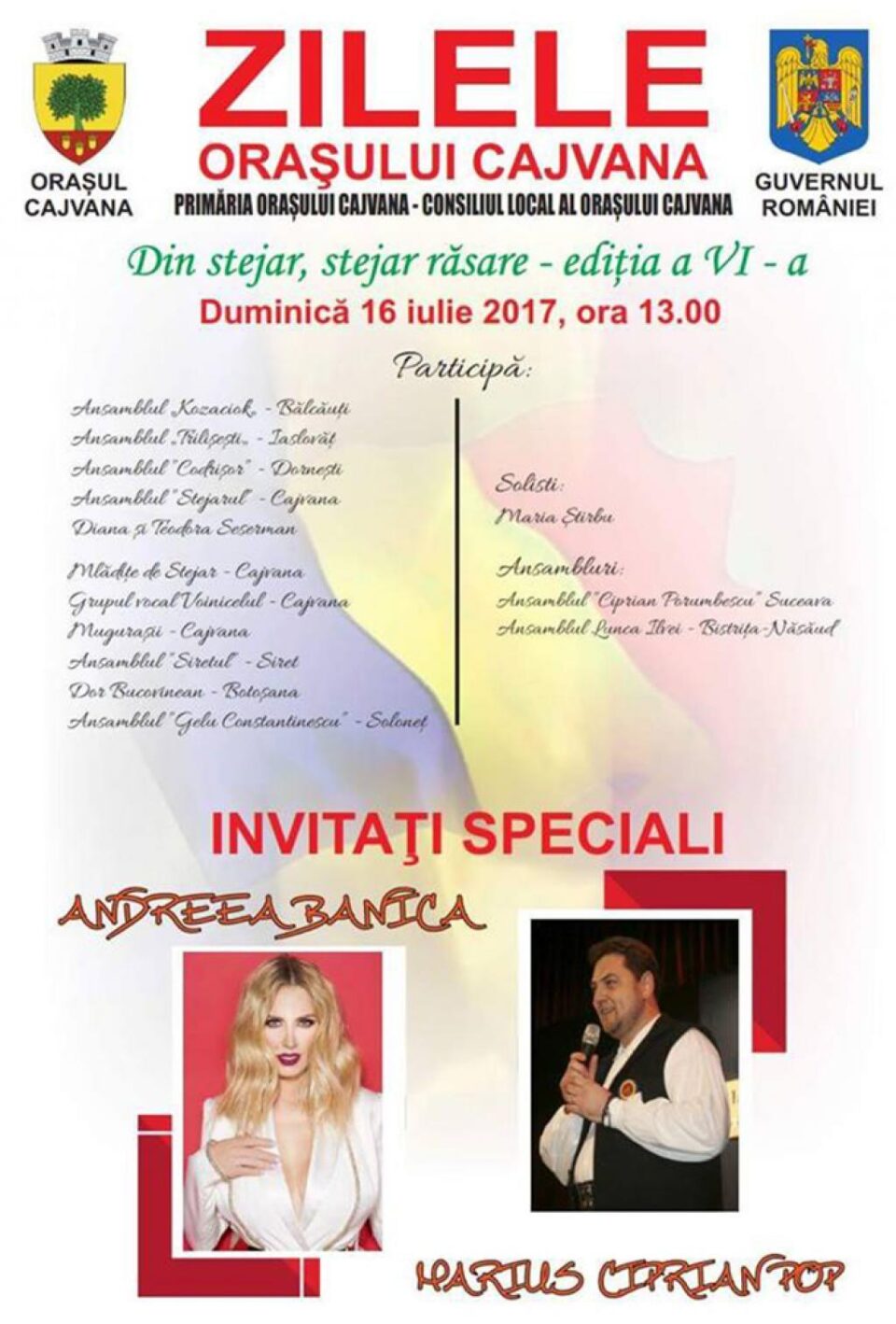 „Din stejar, stejar răsare”, ediția a VI-a, la Cajvana