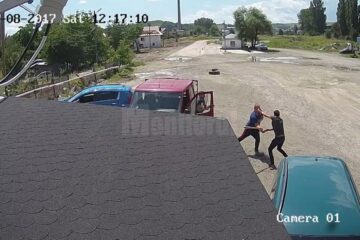 Un atac în stil mafiot s-a înregistrat sâmbătă la o balastieră din zona Fălticeni