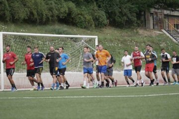 Handbaliștii s-au reunit ieri pe terenul sintetic de la Liceul cu Programul Sportiv