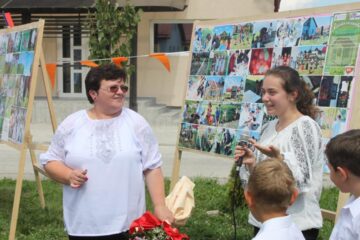 Profesoara Daniela Ceredeev la „Căsuța cu zorele”