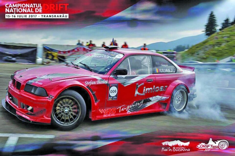 Singura etapă din Campionatul Național de Drift se desfășoară în zona alpină, sâmbătă și duminică, la Câmpulung Moldovenesc