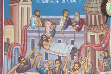 Evanghelia duminicii a VI-a după Rusalii (Vindecarea slăbănogului din Capernaum) Matei 9, 1-8: