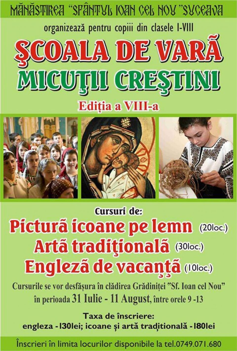 Școala de vară „Micuții creștini”, ediția a VIII-a