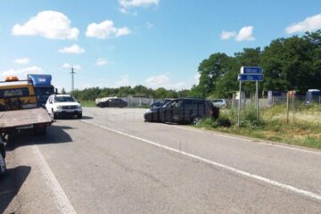 Masina care circula regulamentar