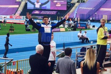 Alin Firfirică, pe podiumul de premiere al Europenelor din Polonia